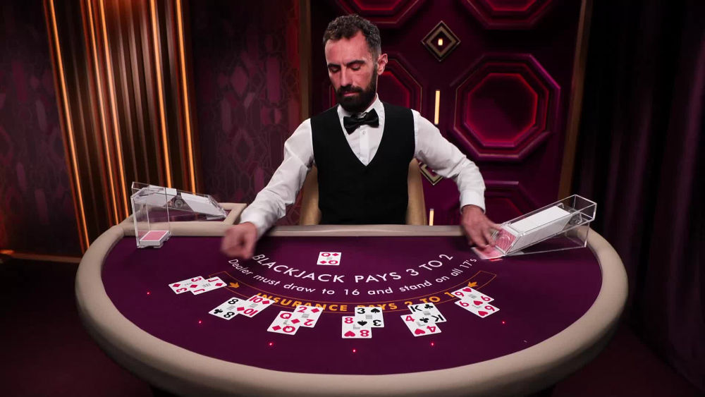 Blackjack con crupier en vivo