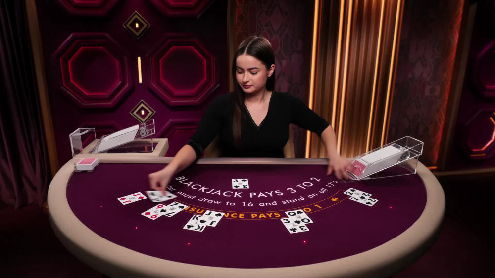 Blackjack con crupier en directo desde el movil