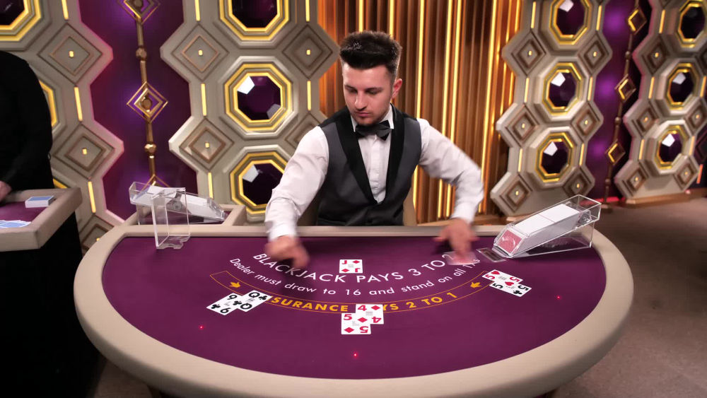 Blackjack con crupier en vivo